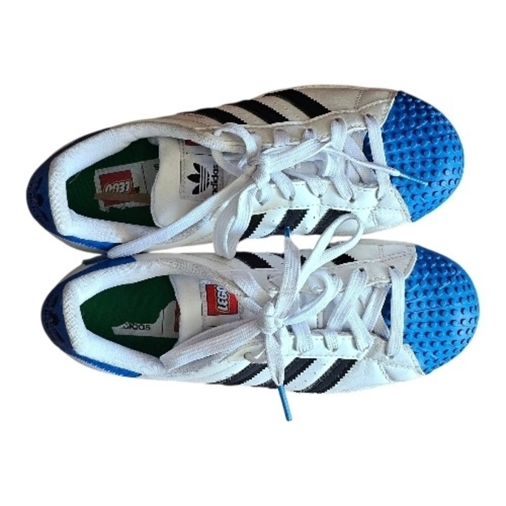 LEGO x adidas Superstar J 'White Shock Blue